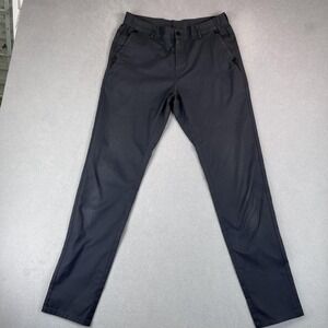 Jack Archer Golf Pants Mens 31x34 Space Black Slim Fit Performance Polyester